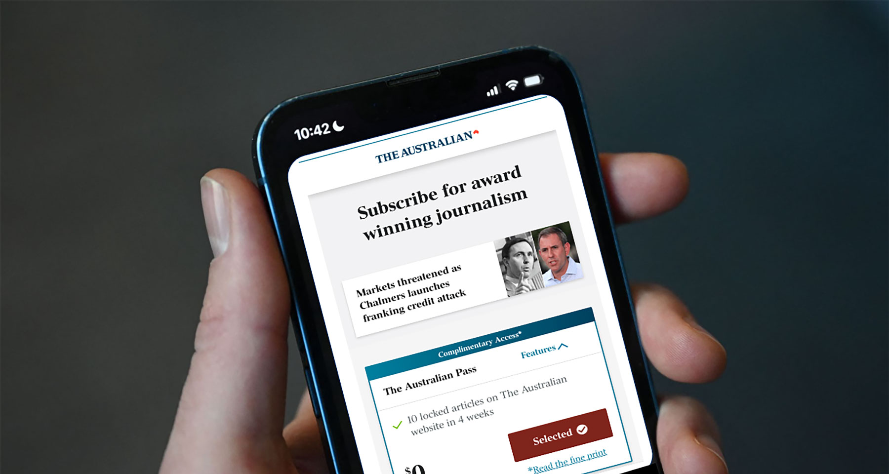 The Australian’s Newspass creates “reverse metered” registration wall for casual readers